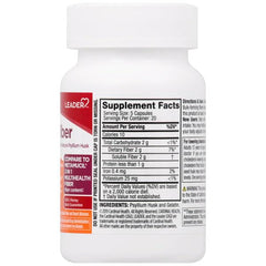 Leader Daily Psyllium Husk Powder scoop showing easy fiber mix.