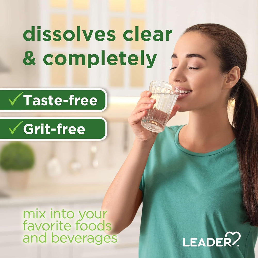 Leader gluten-free, non-GMO fiber supports dietary needs without overpowering taste.