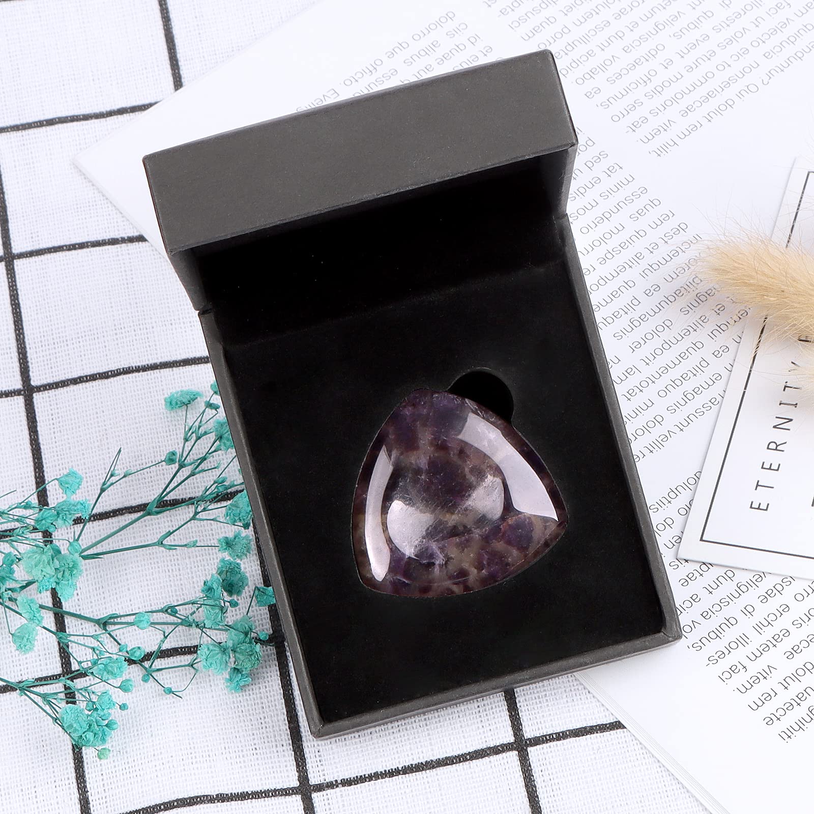 LEADGEM Amethyst energy stone ready for daily focus and balance