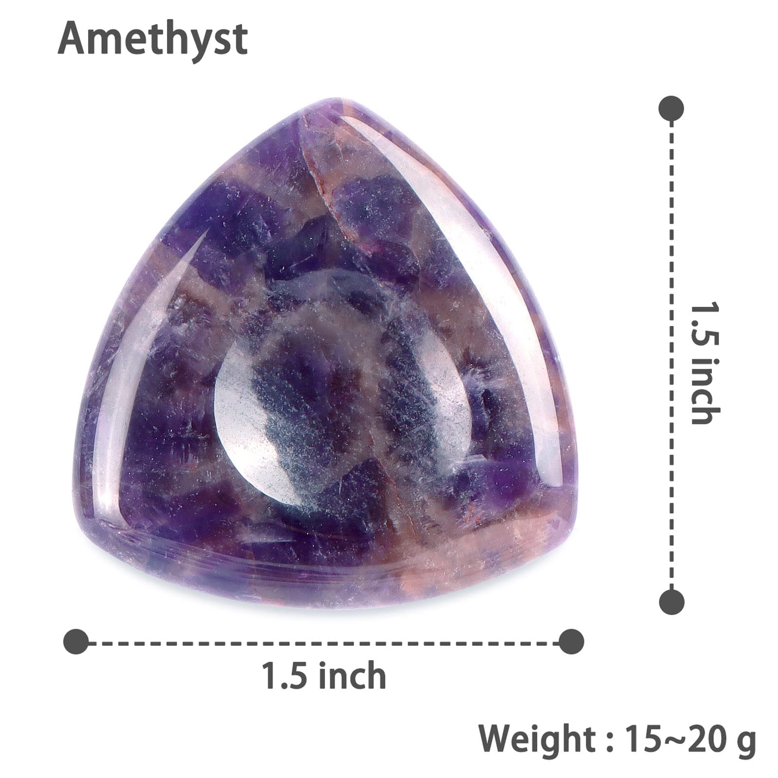 LEADGEM Amethyst terrarium stone adds natural charm and focus