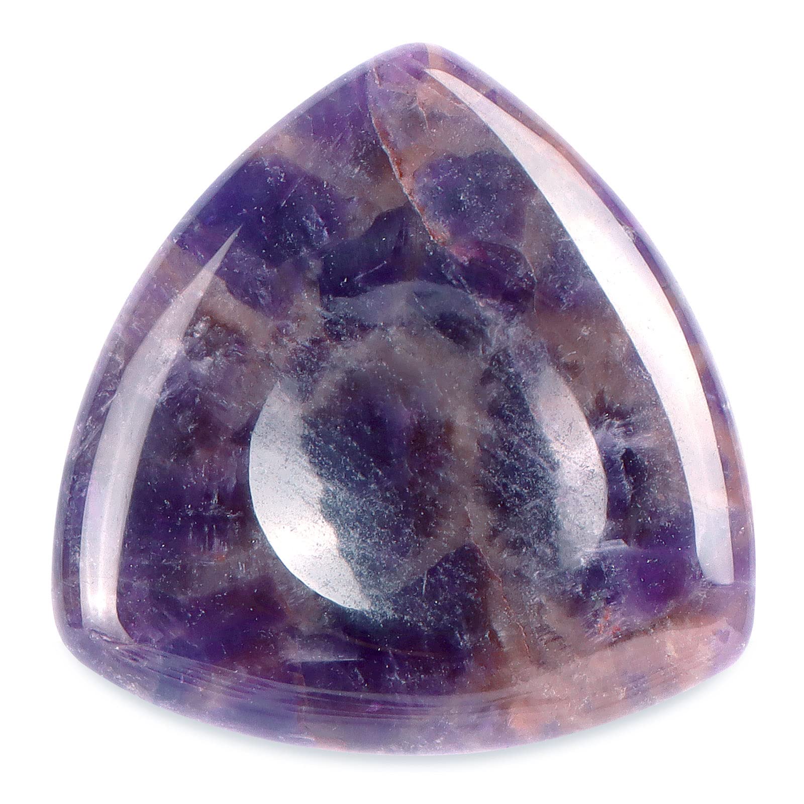 LEADGEM Amethyst thumb stone in calming purple tones for tactile focus