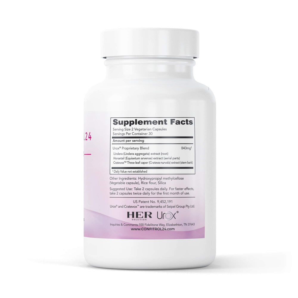 Confitrol24 capsules image showing discreet relief for frequent urges.