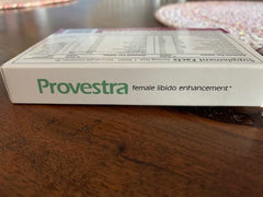 Leading Edge Health Provestra tablets in hand, convenient daily capsules for routine wellness.