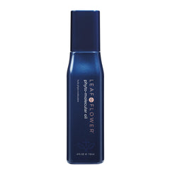 Leaf & Flower Phyto-Molecular Oil bottle pour provides lightweight hydration for all hair types.
