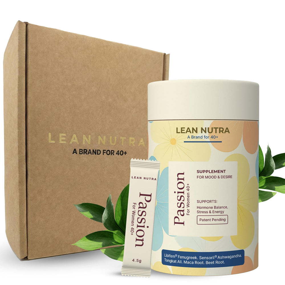 Lean Nutra Passion bottle front showcasing berry citrus flavor and mood balance potential