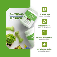 LEAN1 Green Coffee Bean Extract visual highlights energy-boosting ingredients