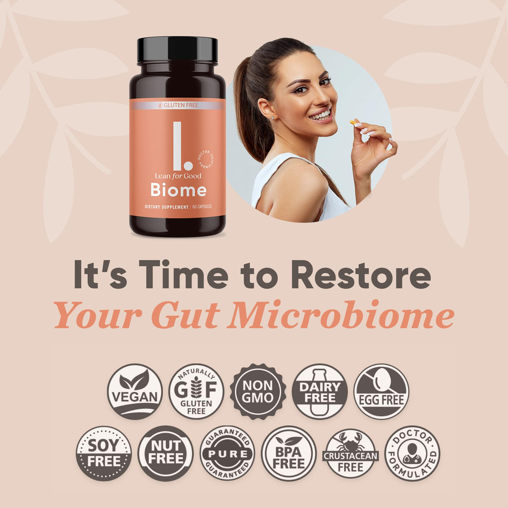 LEANFORGOOD Biome uses Greenselect Phytosome for enhanced absorption and caffeine-free energy