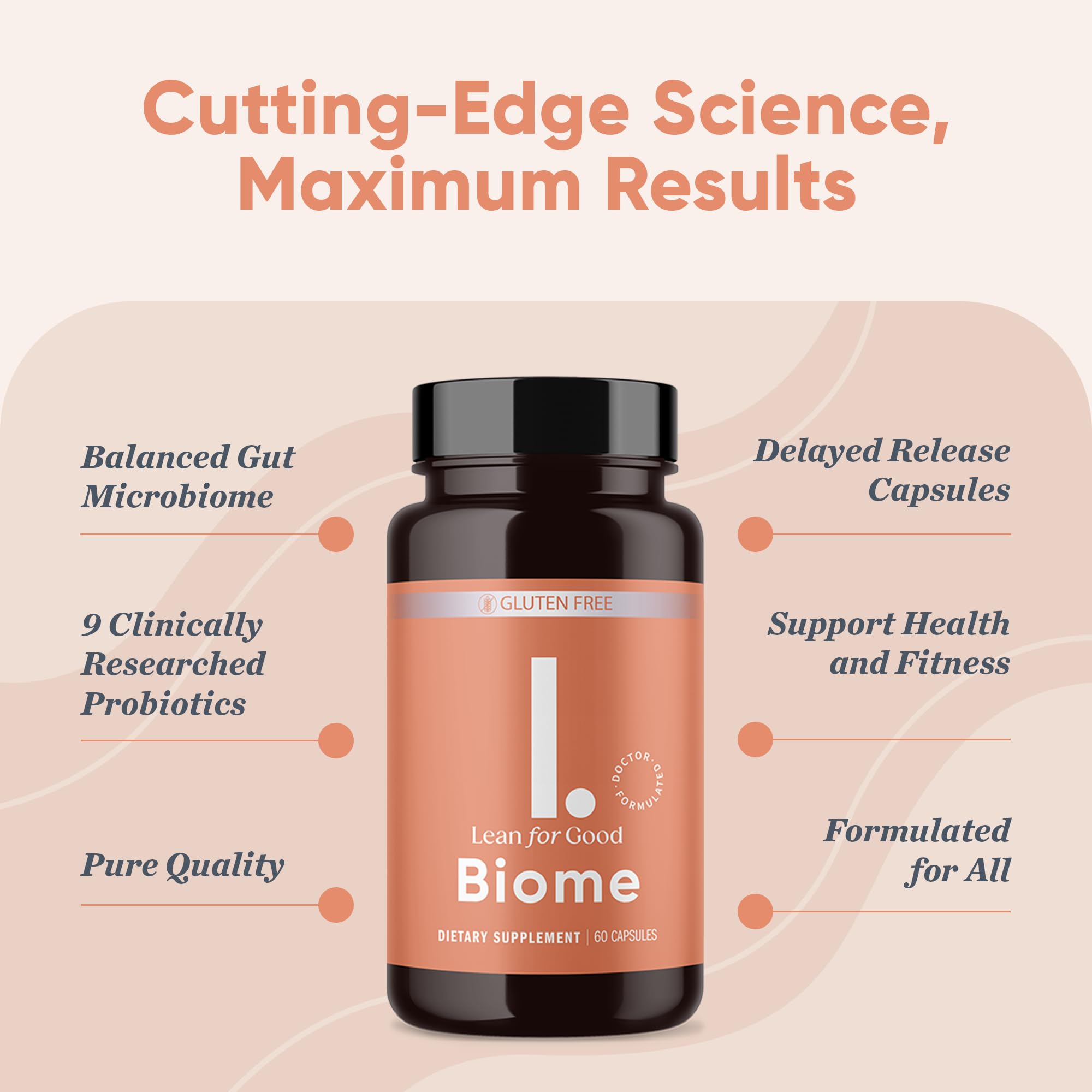 LEANFORGOOD Biome is vegan-friendly and allergen-free for broad accessibility