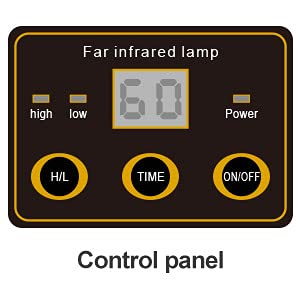 Leawell TDP lamp 360-degree adjustable head enables versatile treatment angles