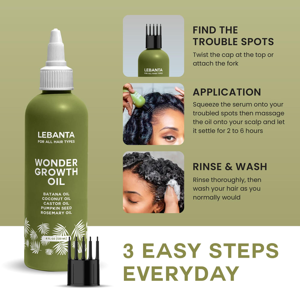 Lebanta Batana Oil scalp massage image for deep conditioning