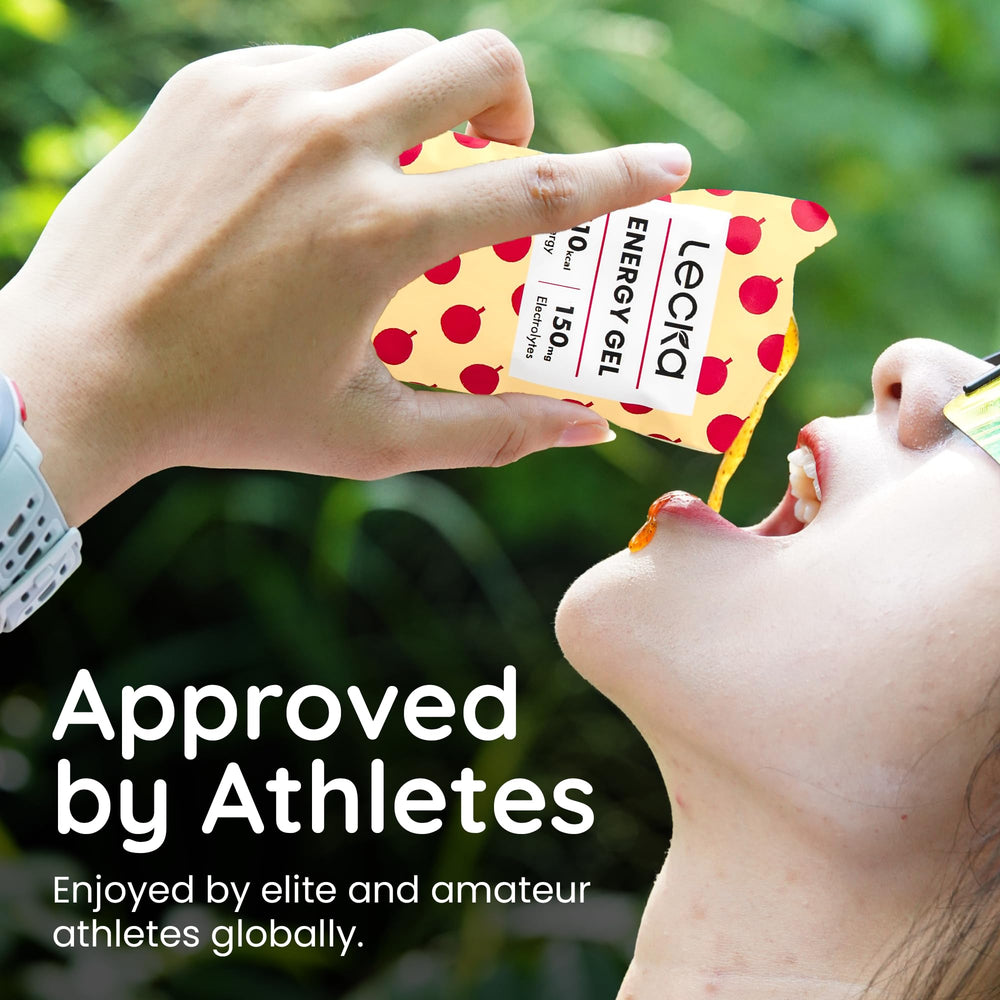 Lecka Energy Gel 12-pack ideal for multiple training sessions and travel.