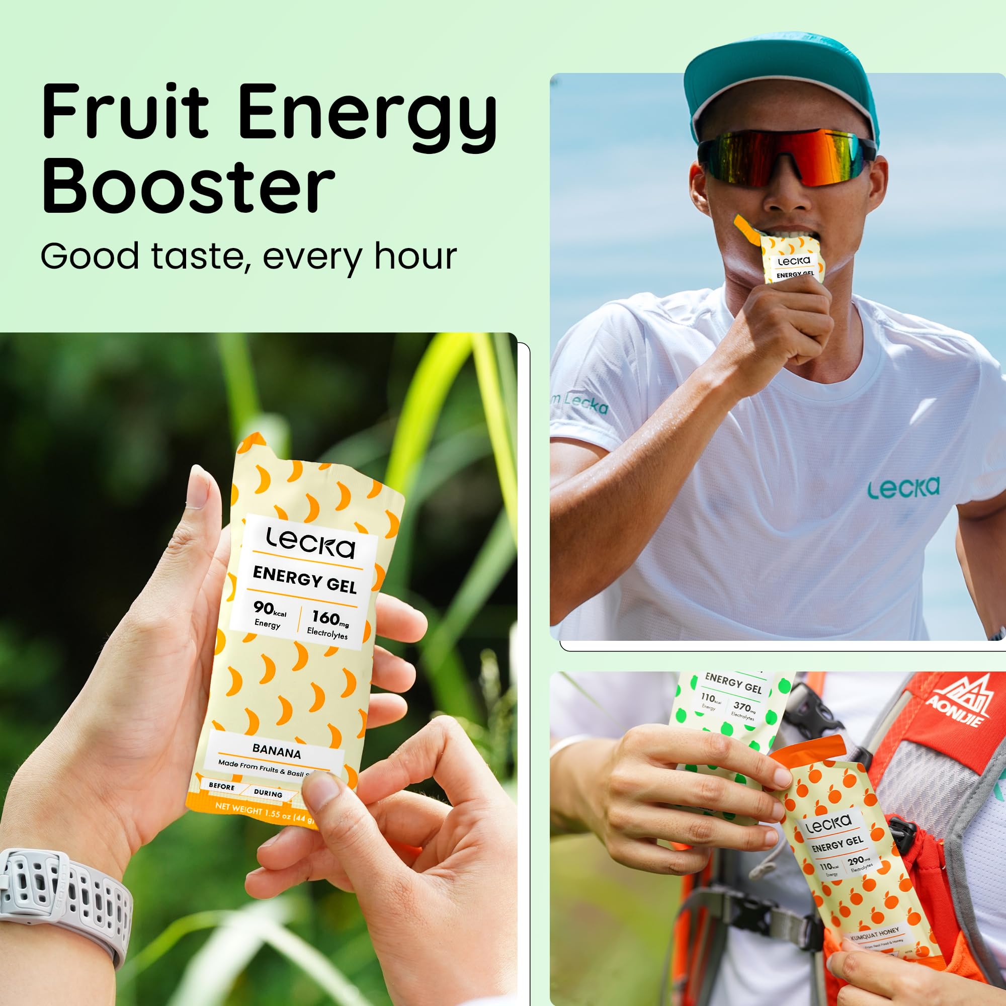Lecka Energy Gel portable pack lets you fuel anywhere.