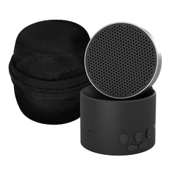 LectroFan Micro2 front view shows a compact travel sleep device for on-the-go use.