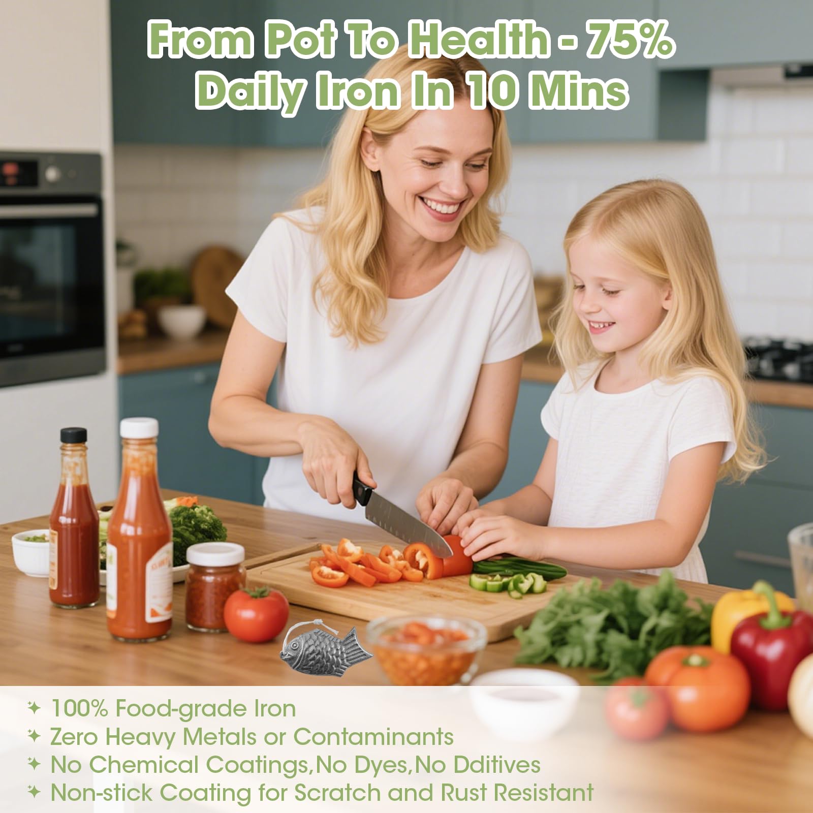 LEEPENK Iron Fish meal iron boost for healthier cooking