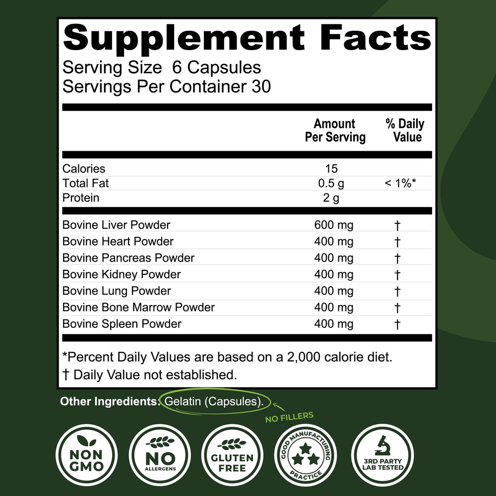 Left Coast Performance Beef Organ Heart image highlights heart-supporting nutrients for active days.