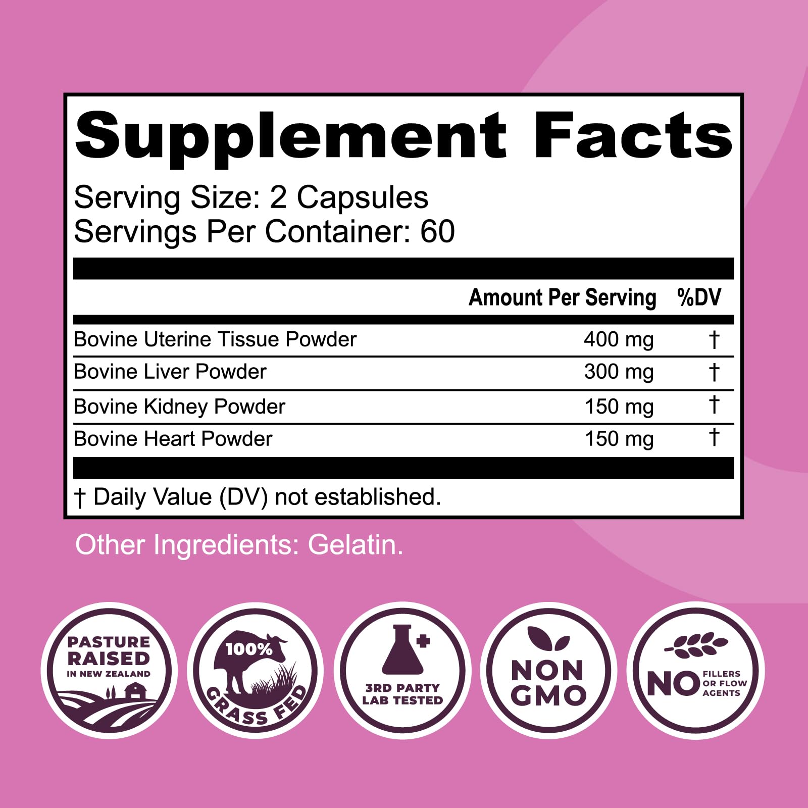 Left Coast Performance bottle pour showing easy-to-take capsules for busy routines.
