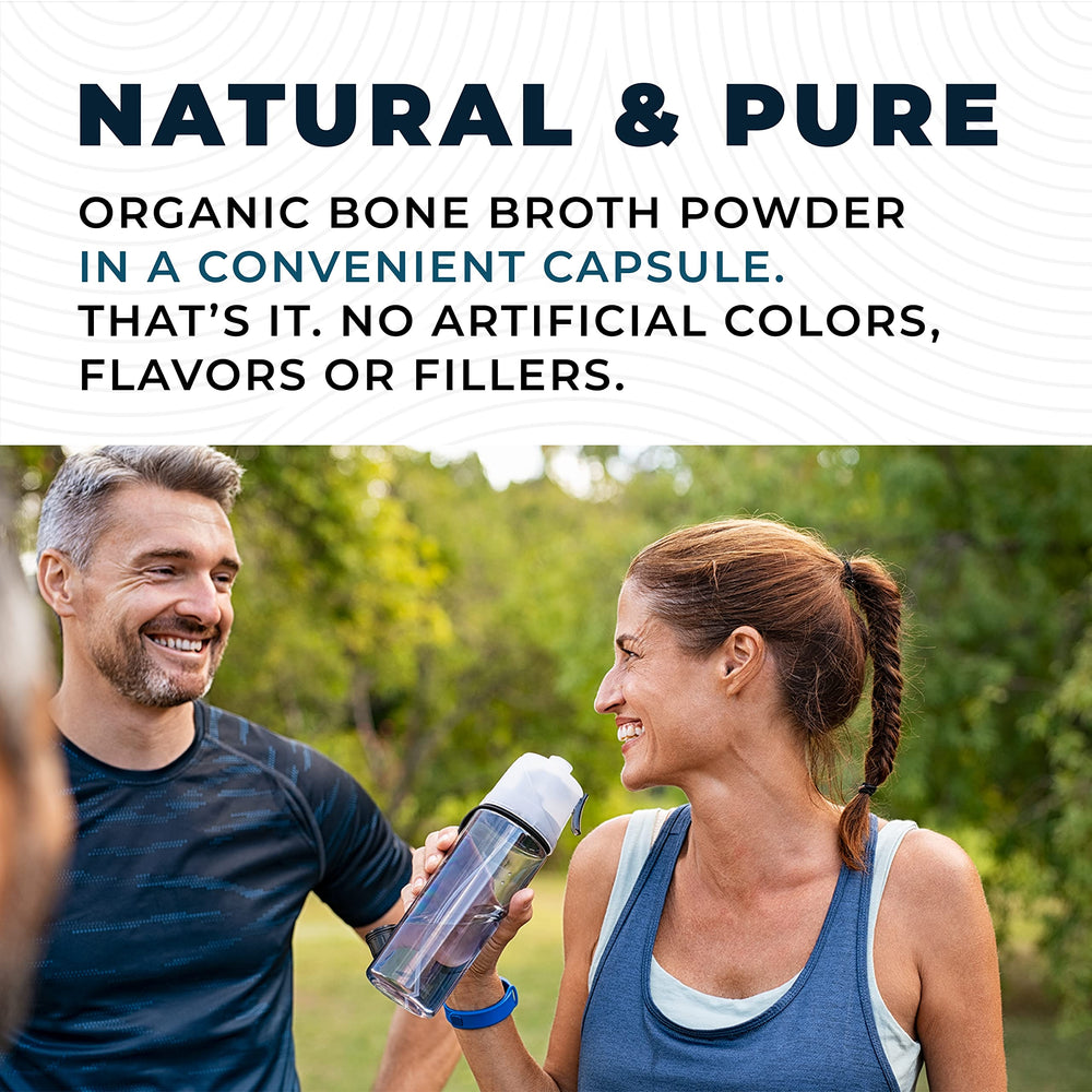 Left Coast Performance capsules in hand illustrate convenient daily supplementation.
