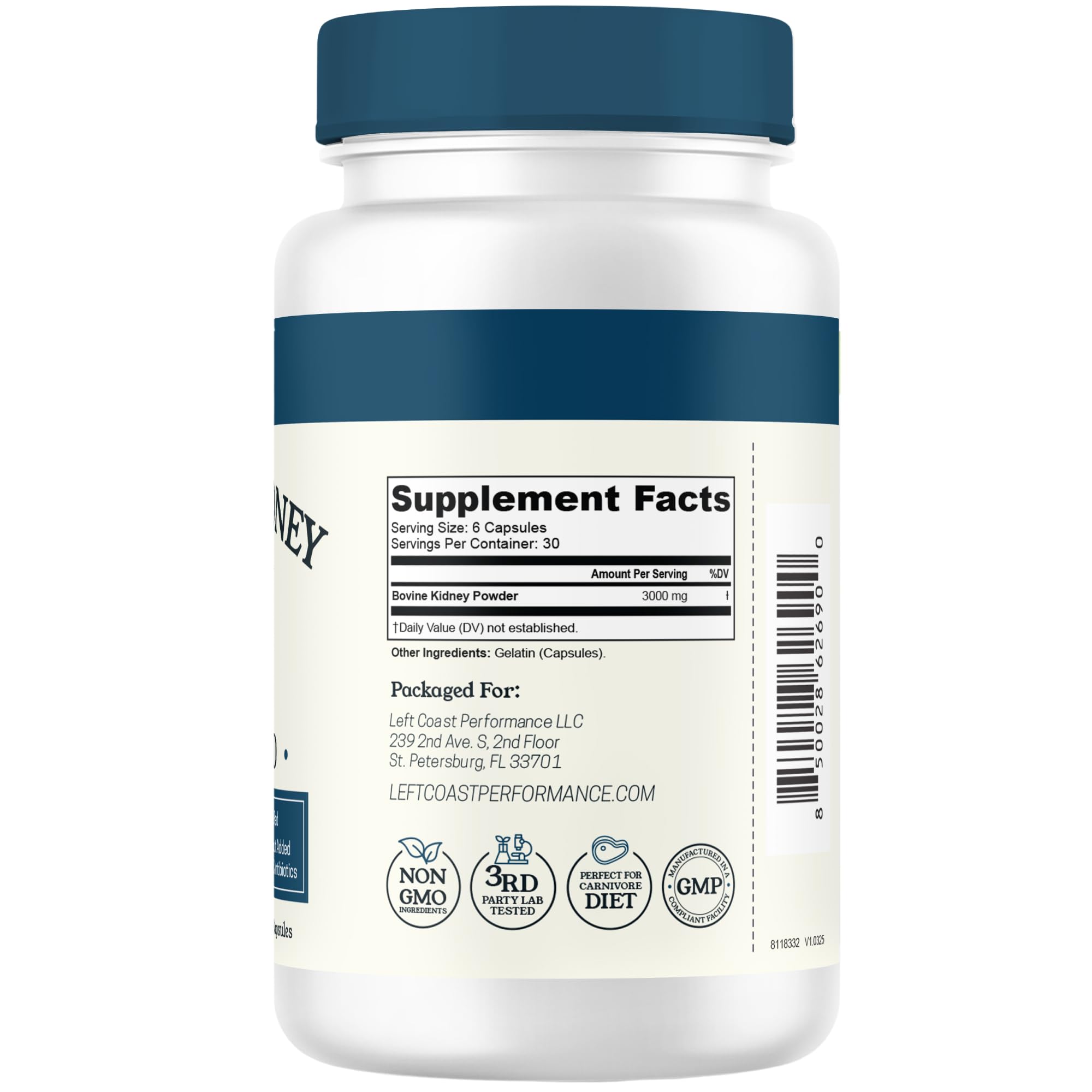 Left Coast Performance cGMP facility seal signaling quality manufacturing.