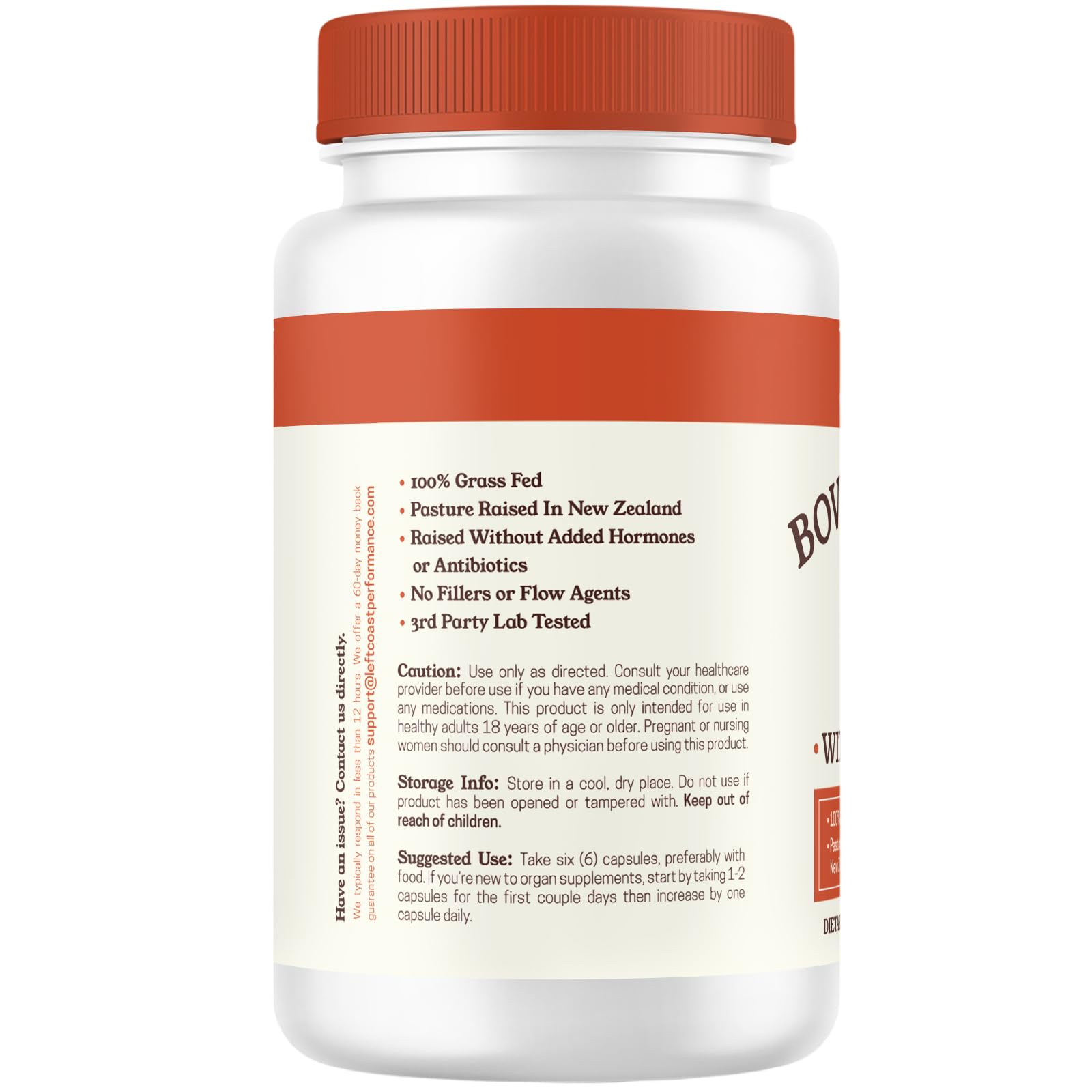 Left Coast Performance natural clean-label product without fillers