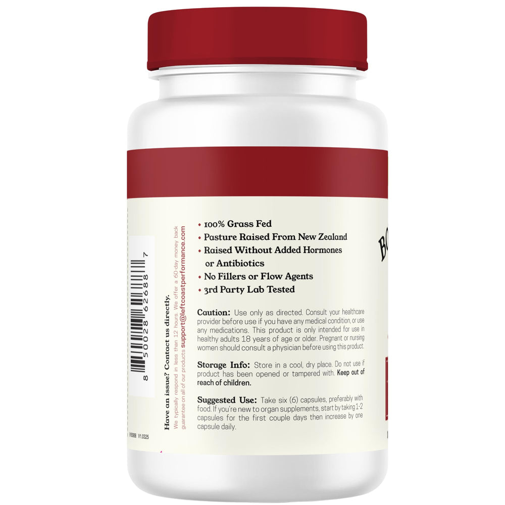 Left Coast Performance easy-to-swallow capsules for daily use