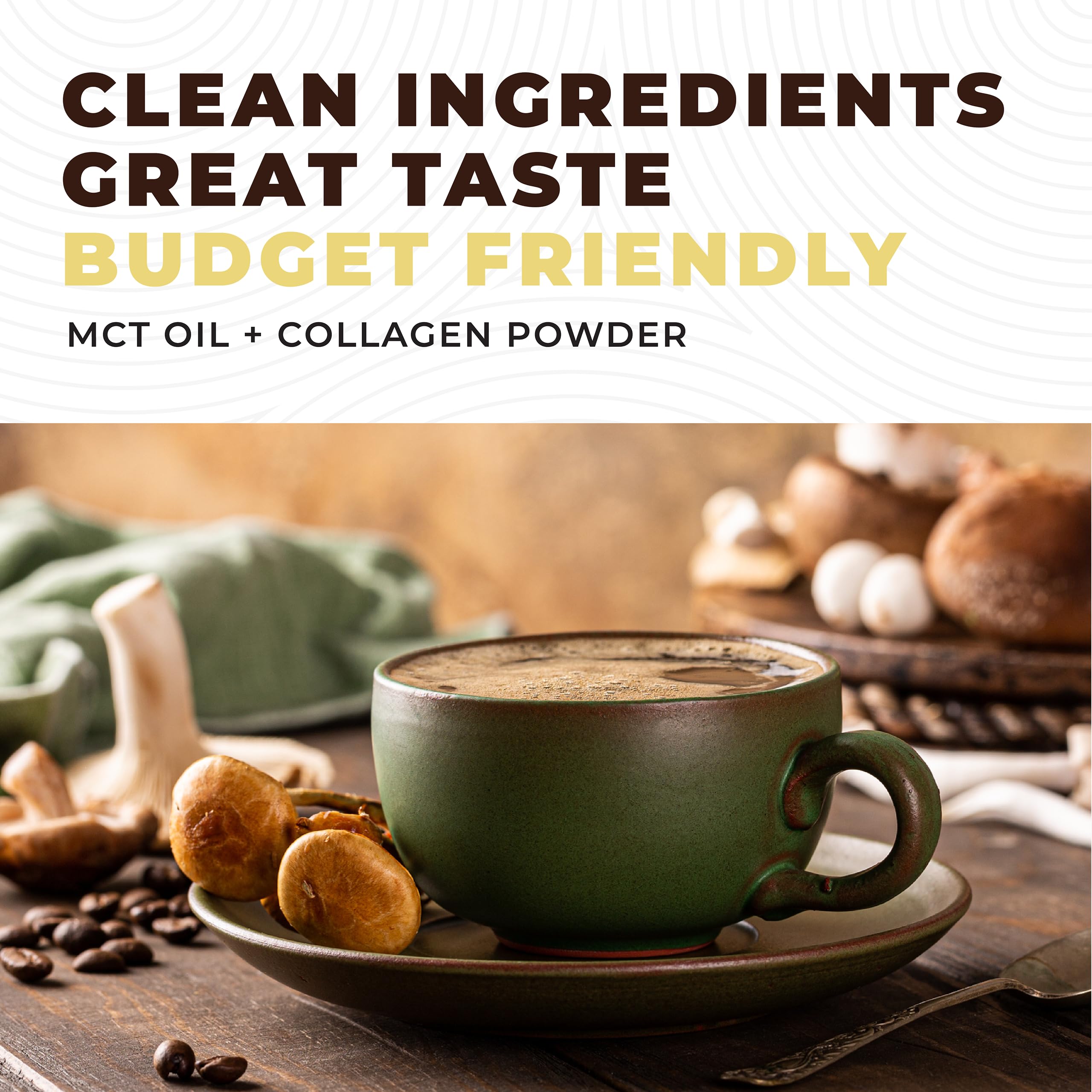 Left Coast Performance ingredients panel highlights coconut-derived MCTs and acacia fiber.