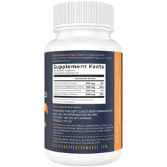 Left Coast Performance Keto Electrolyte supplement label close-up highlighting minerals like magnesium and potassium