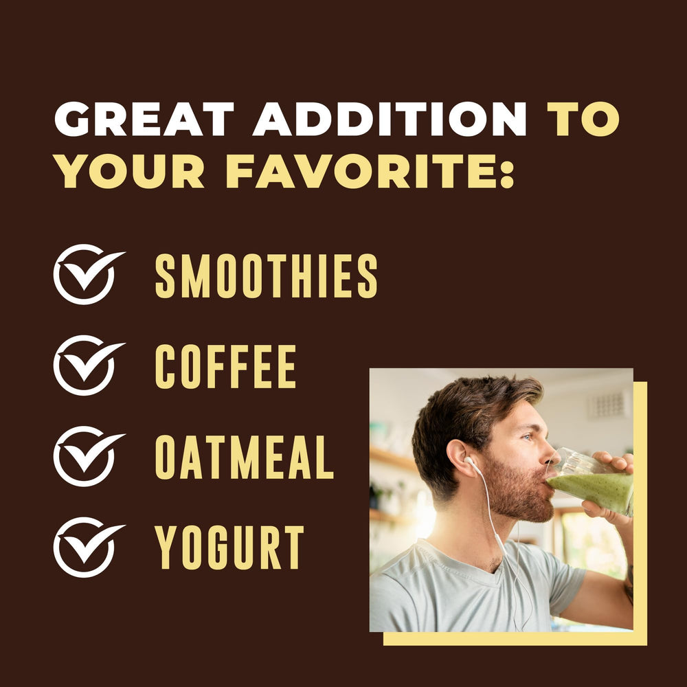Left Coast Performance keto-friendly vanilla bone broth powder in bottle signals simple fueling.
