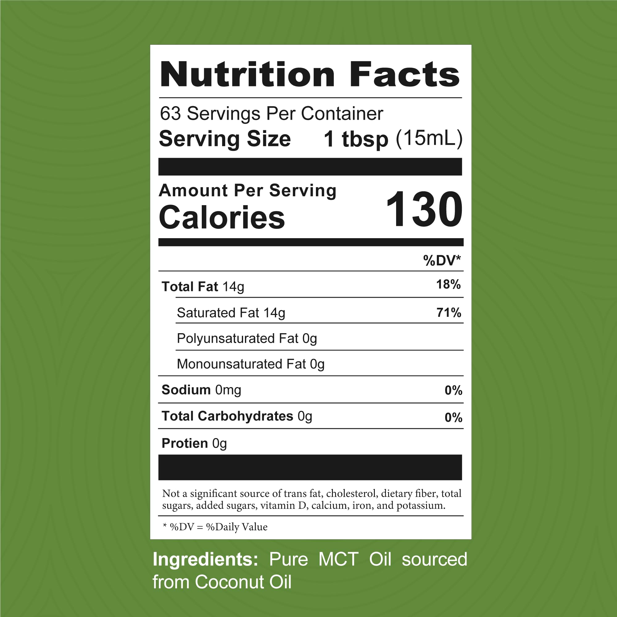 Left Coast Performance MCT Oil measuring spoon demonstrates convenient daily serving