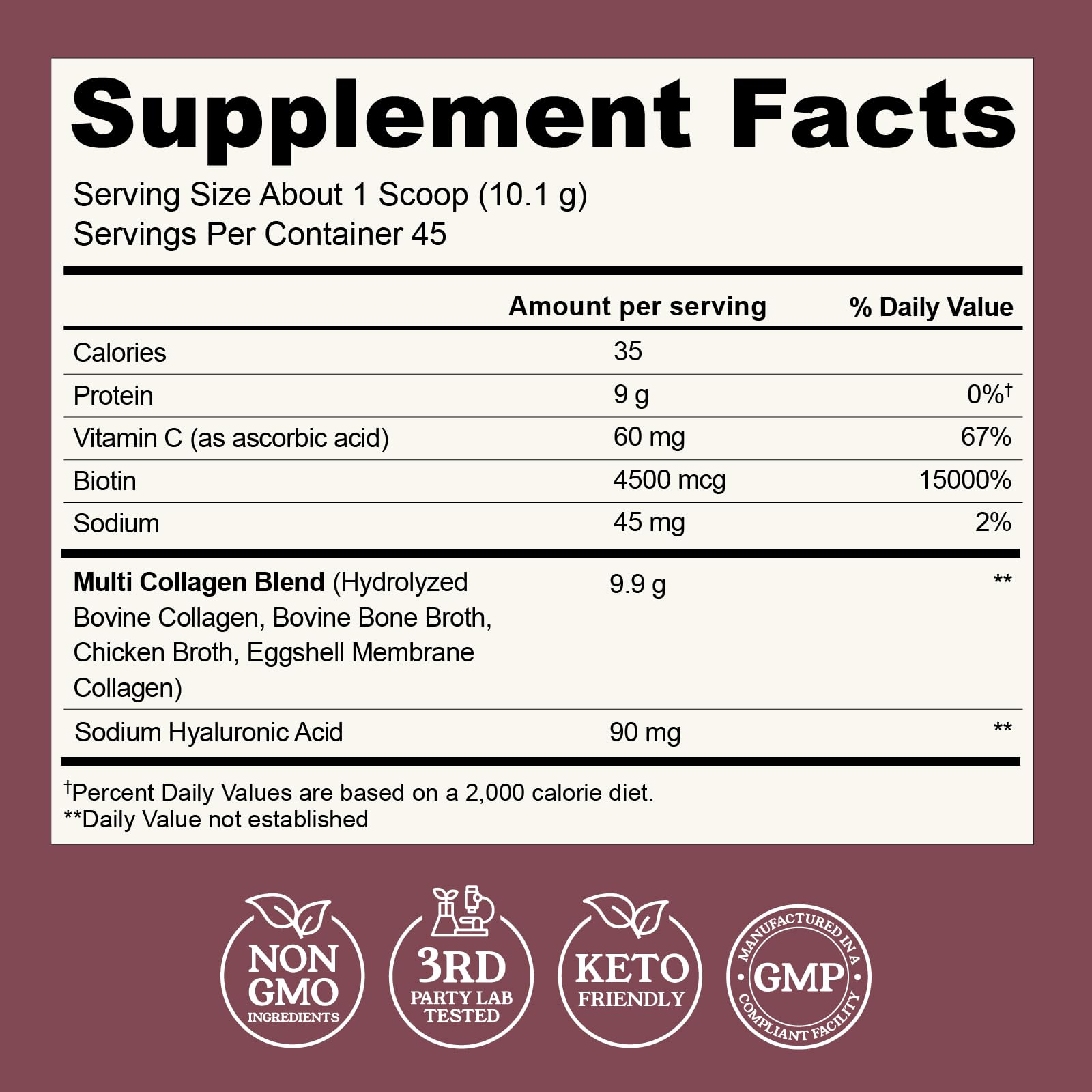Collagen powder pouring into a glass for a simple daily routine.