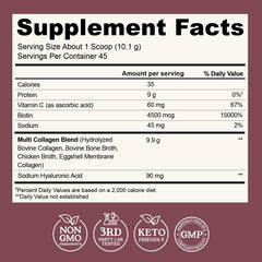 Collagen powder pouring into a glass for a simple daily routine.
