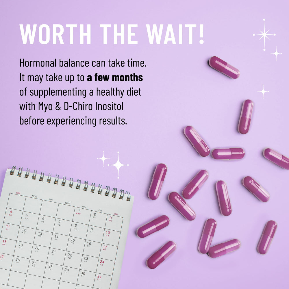 Legendairy Milk purple capsules on white background emphasize natural hormone balance.
