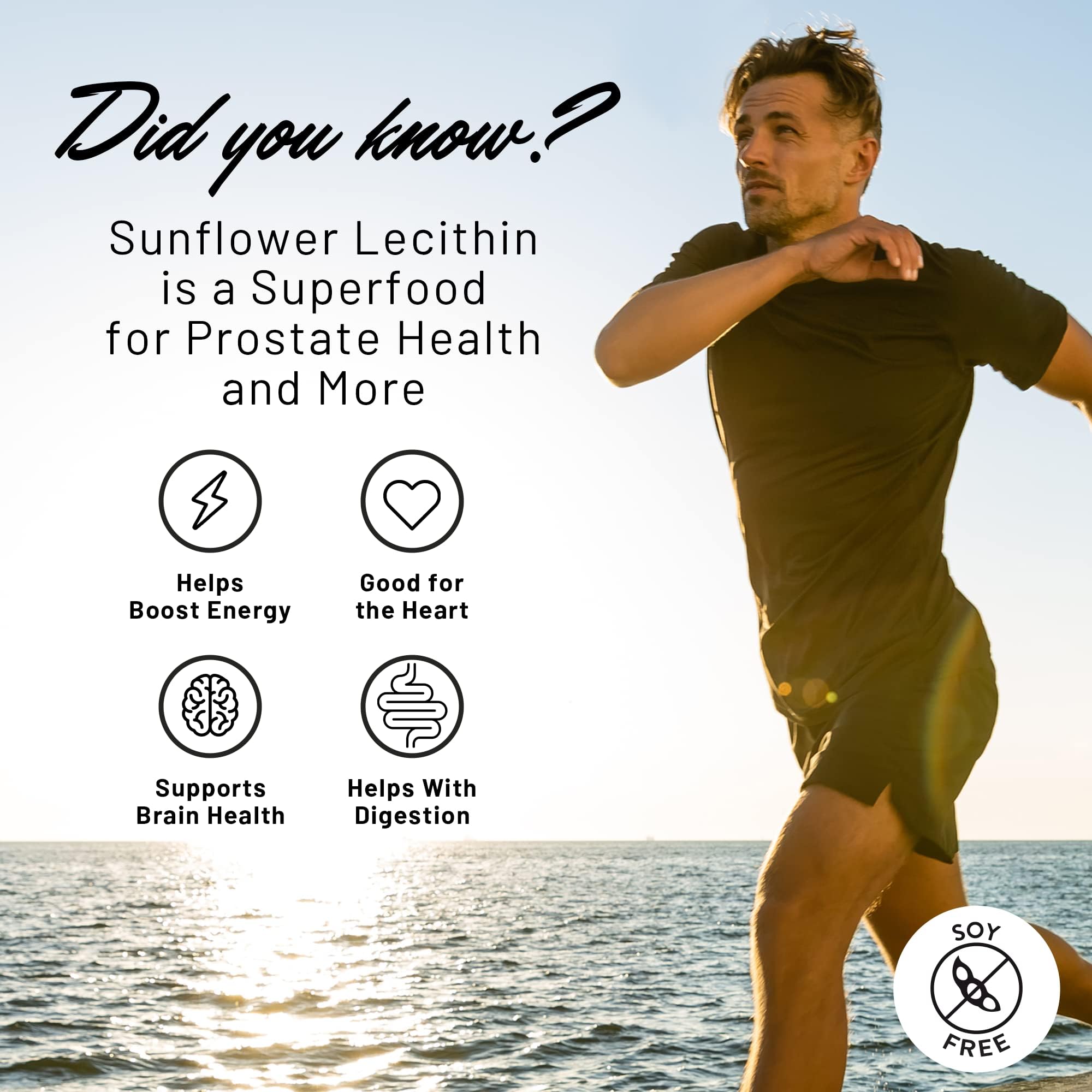 Legendairy Milk Sunflower Lecithin made in USA packaging indicates domestic production