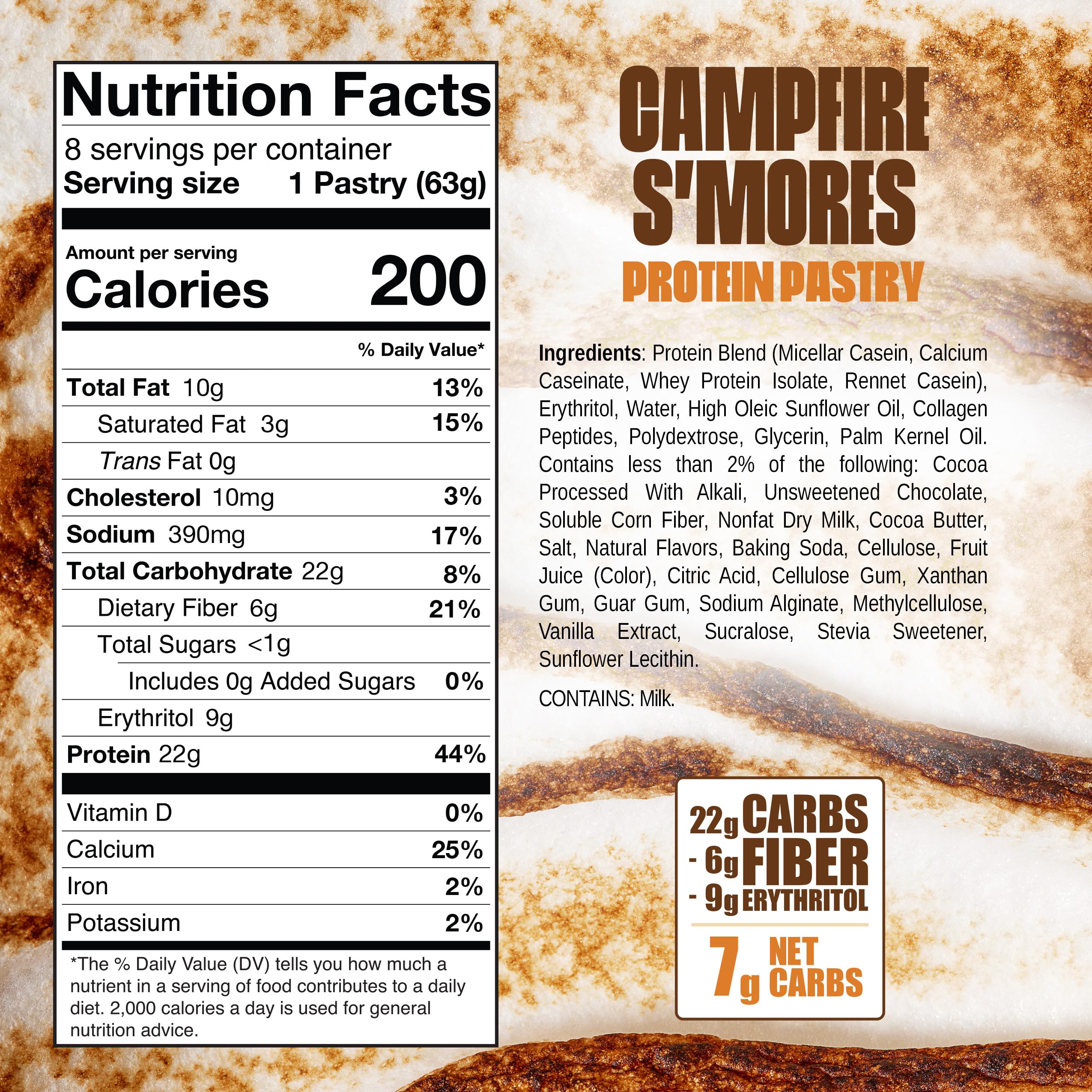 Legendary Foods 22g Protein Pastry bite showcases rich flavor and high-protein option.