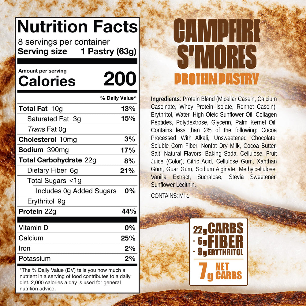 Legendary Foods 22g Protein Pastry bite showcases rich flavor and high-protein option.