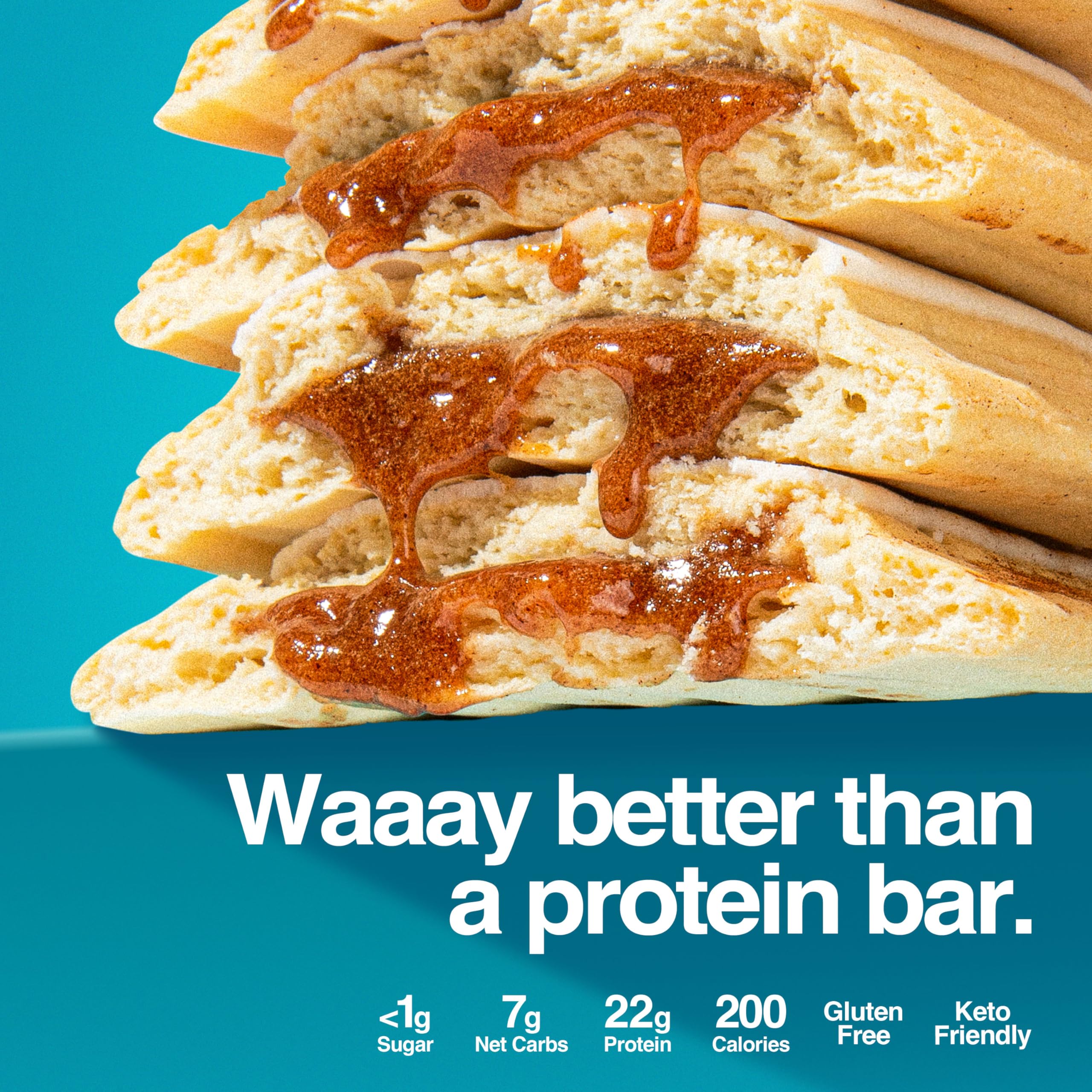 Legendary Foods nutrition panel shows 22g protein per pastry with low net carbs