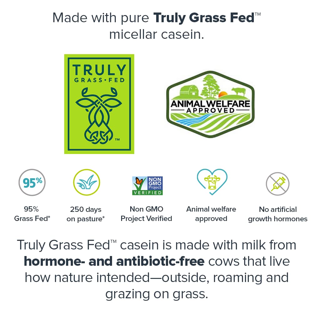 LEGION Casein+ shake poured into glass demonstrating versatile mixing options.