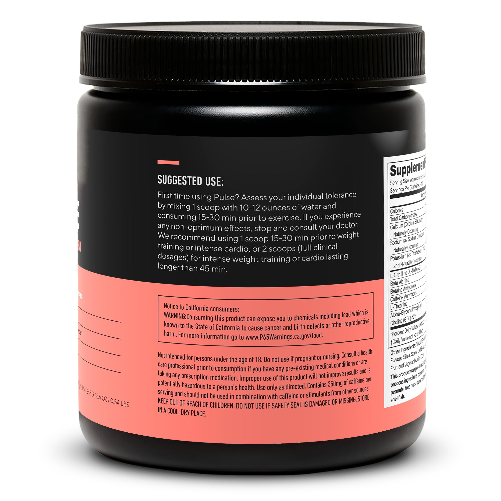 LEGION preworkout fruit punch scoop shows accurate dosing for consistency.