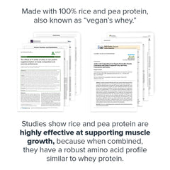 LEGION Plant+ rice and pea protein blend ingredients highlighting complete amino acids.