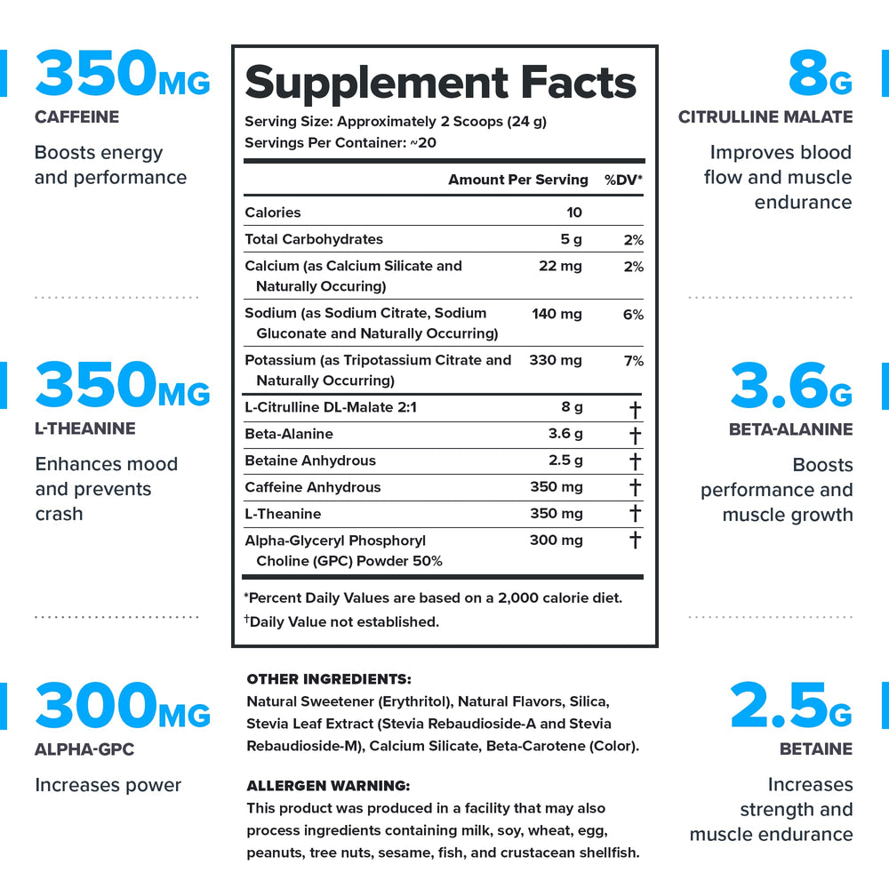 LEGION Pulse label shows transparent ingredients for informed supplement choice