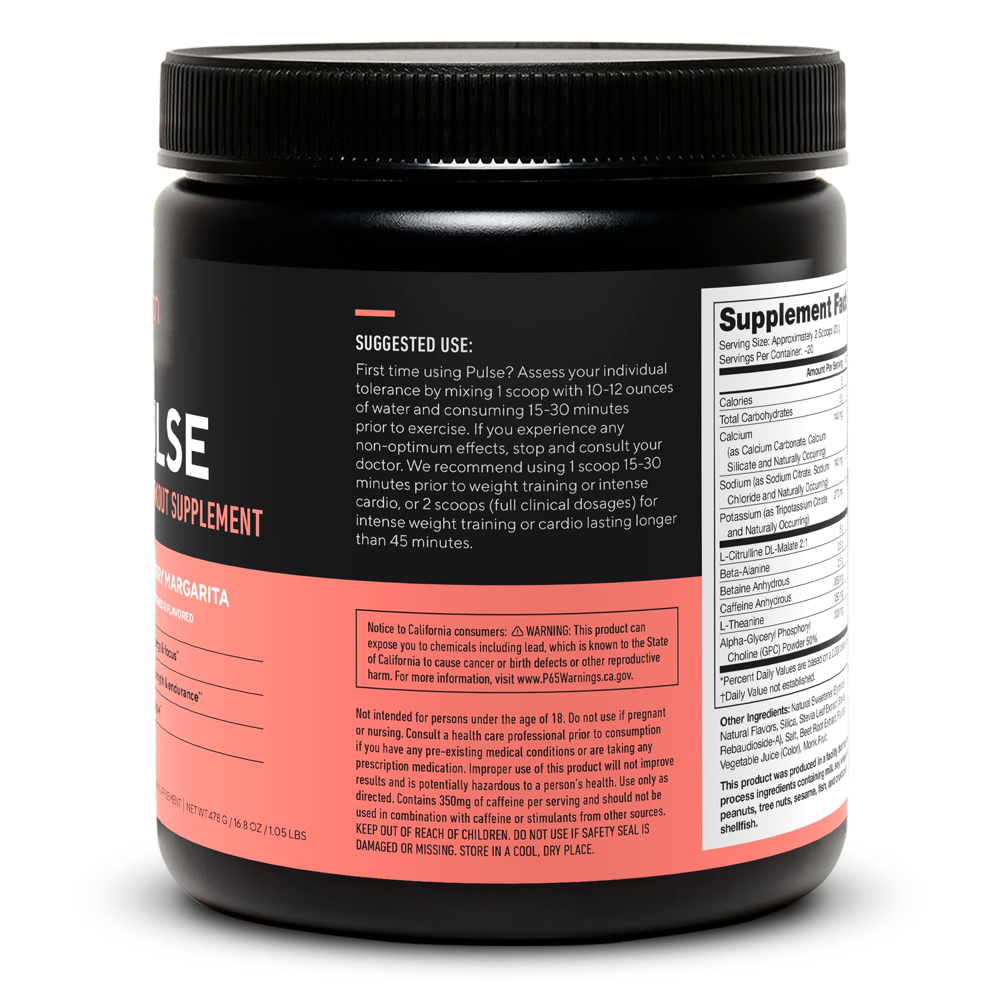 LEGION Pulse mixed in glass shows refreshing pre workout drink
