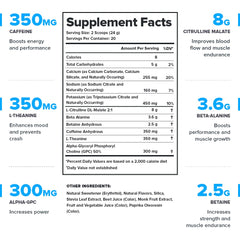 LEGION Pulse mixed drink in glass supporting focus and stamina during workouts.