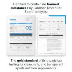 LEGION Recharge being poured into water for convenient recovery drink.