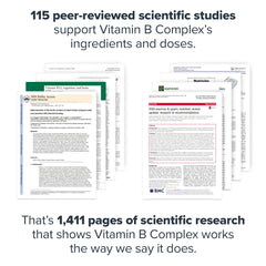 LEGION Vitamin B-Complex label communicates a clean, additive-free formula.