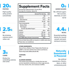 LEGION Whey Protein Powder Salted Caramel label highlights protein quality