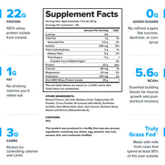 LEGION Whey+ label detail highlighting transparency for informed choice.