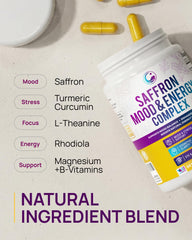 LEGRANO saffron bottle on kitchen counter for daily wellness routine