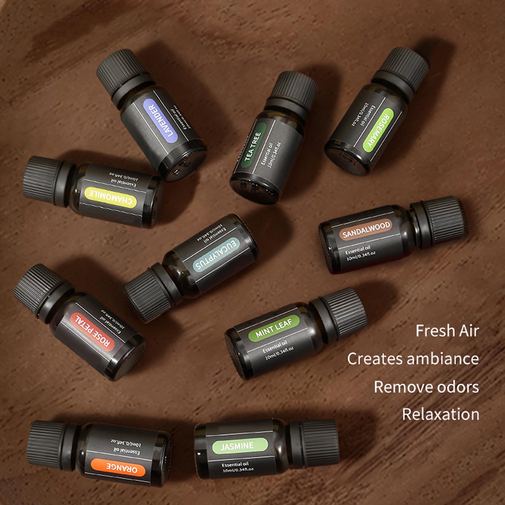 LEHOYIANG peppermint oil delivers refreshing notes for diffusers.