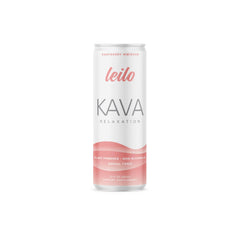 LEILO Raspberry Hibiscus can — refreshing non-alc relaxation in a sparkling sip.
