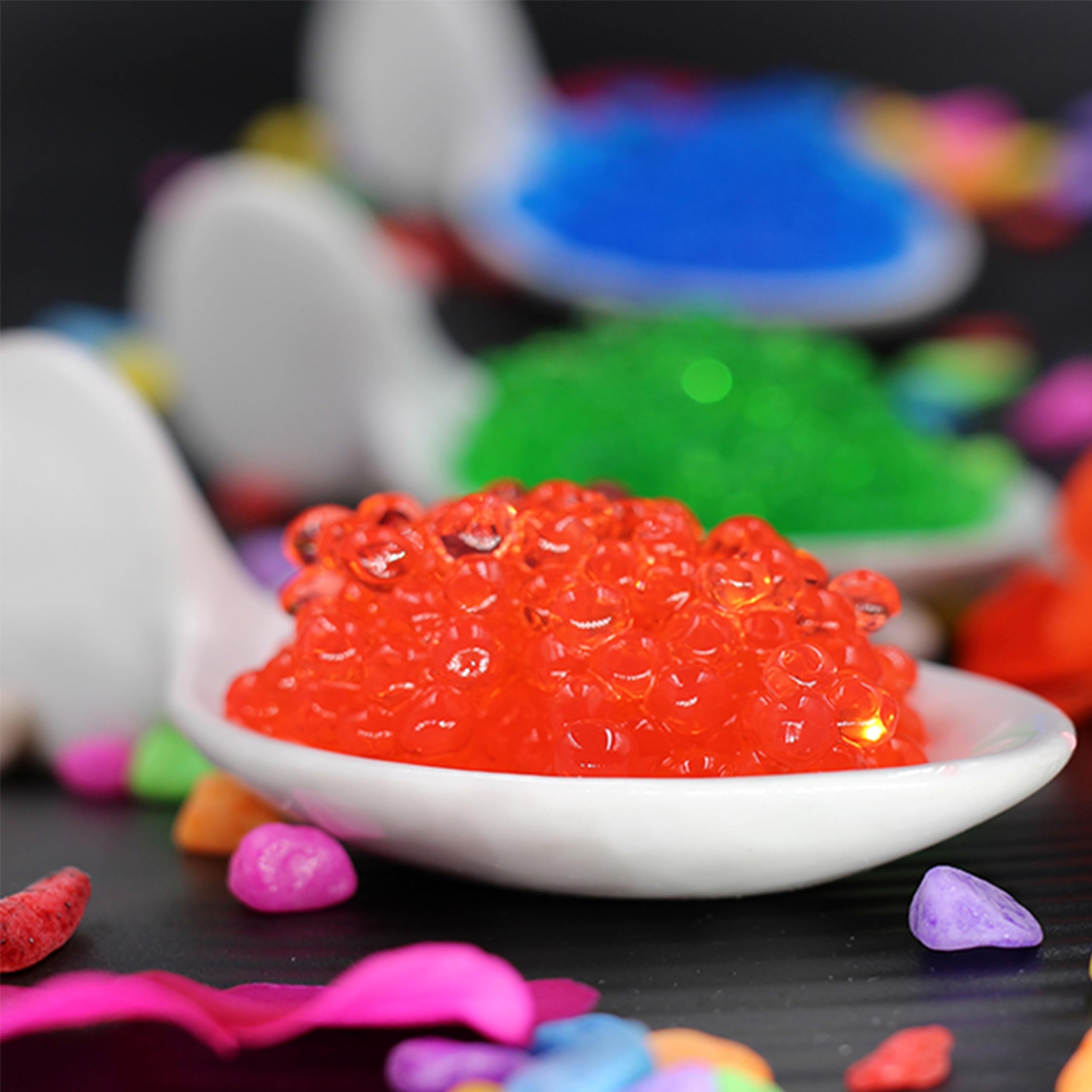LEIMENGCHEF colorful spheres plated for modern cuisine visuals