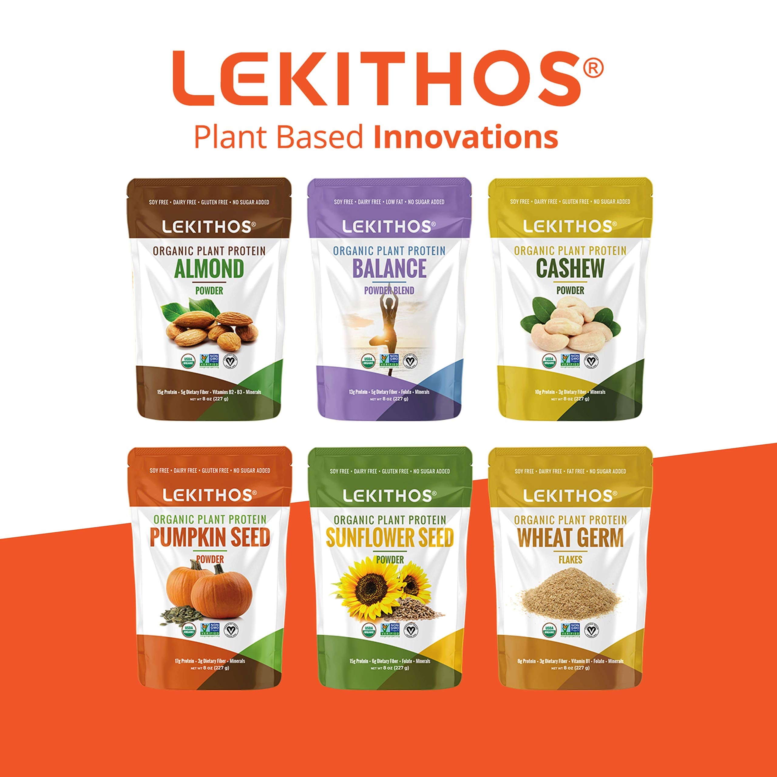 Lekithos Sunflower Protein organic certificates reinforce non-GMO and vegan credentials